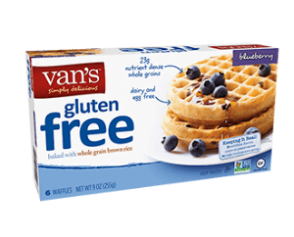 vans gluten free blueberry waffles