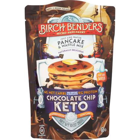 Birch Bender Keto Chocolate Chip Pancake Mix - LIL'S DIETARY SHOP