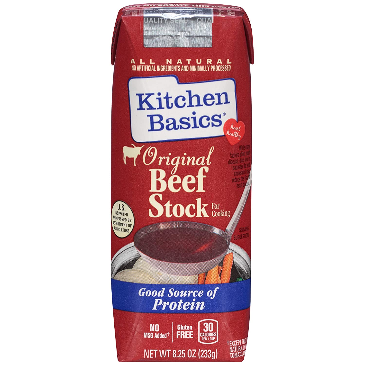 Kitchen Basics Beef Stock - 8.25 oz. - LIL'S DIETARY SHOP