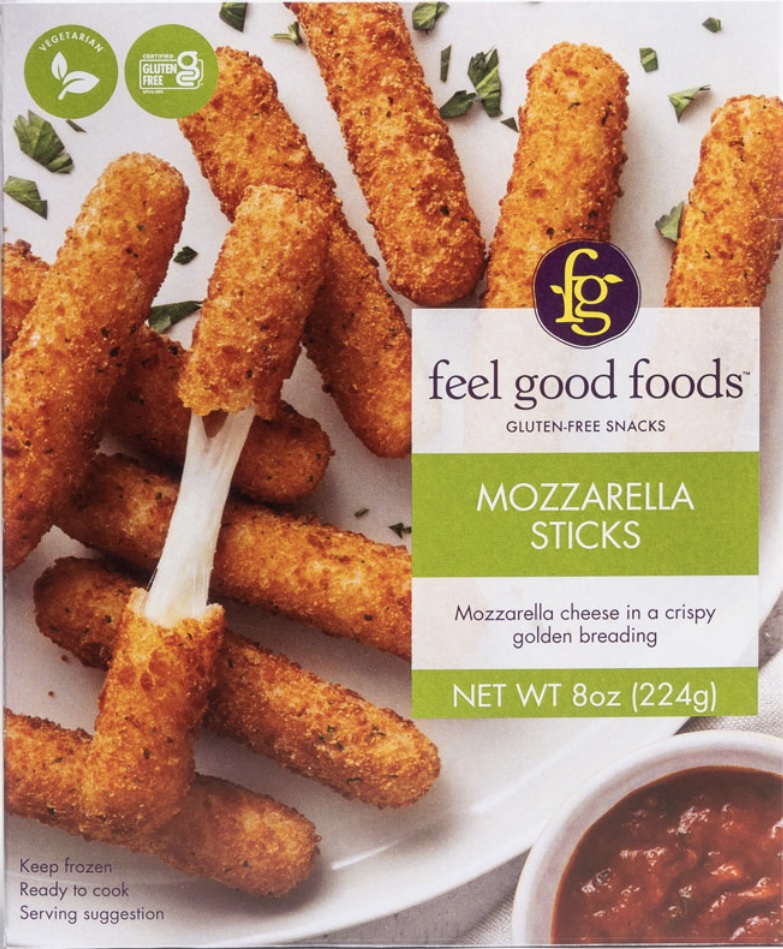 FEEL GOOD FOODS MOZZARELLA STICKS - LIL'S DIETARY SHOP