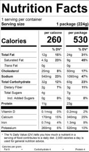 Feel Good Foods Meatball Parmesan Calzone (FROZEN)